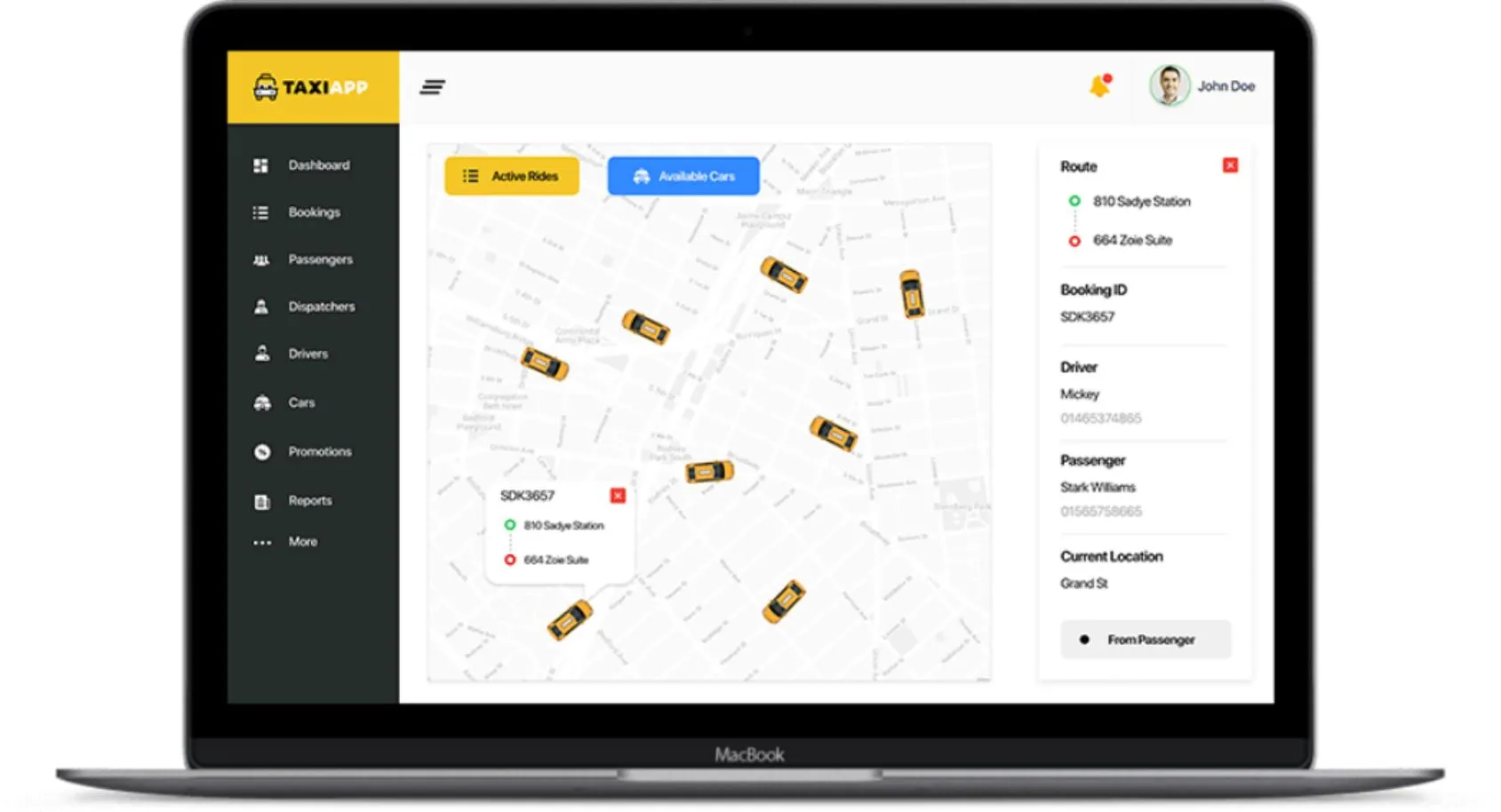 What a taxi app includes in 2026