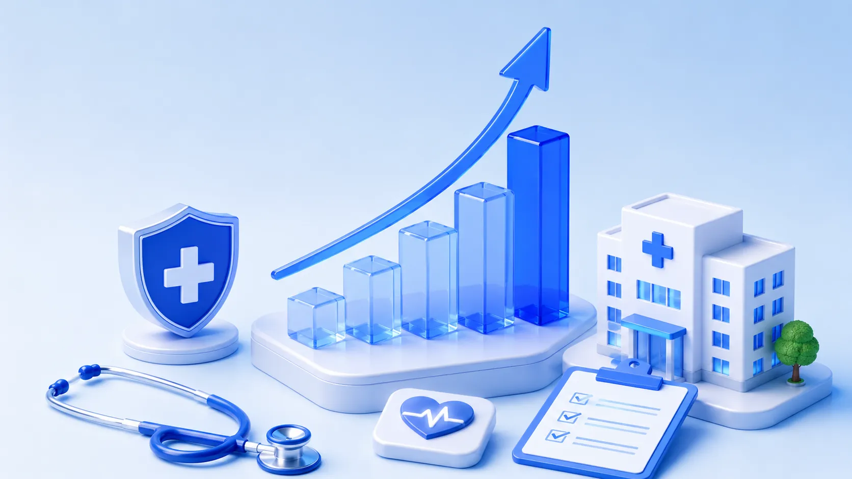 Healthcare adoption nearly doubled in two years, one of the sharpest climbs anywhere.