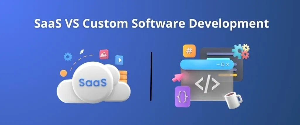 Founder weighing a stack of SaaS CRM logos against a custom