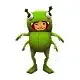 Subway Surfers character Yutani, the alien genius