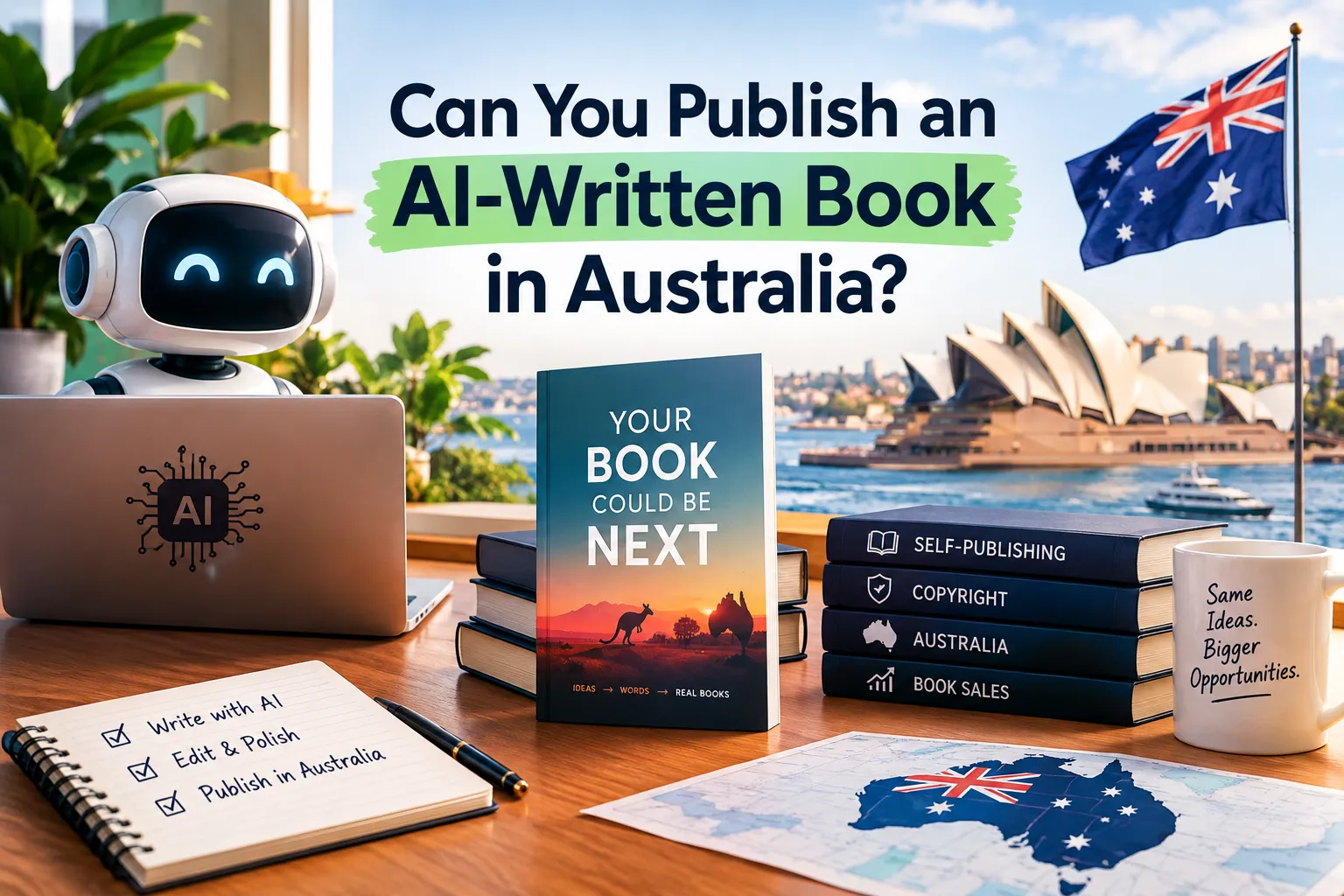 Can You Publish an AI-Written Book in Australia?