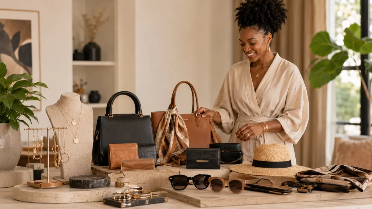 Black-owned fashion, jewelry, bags, and accessories