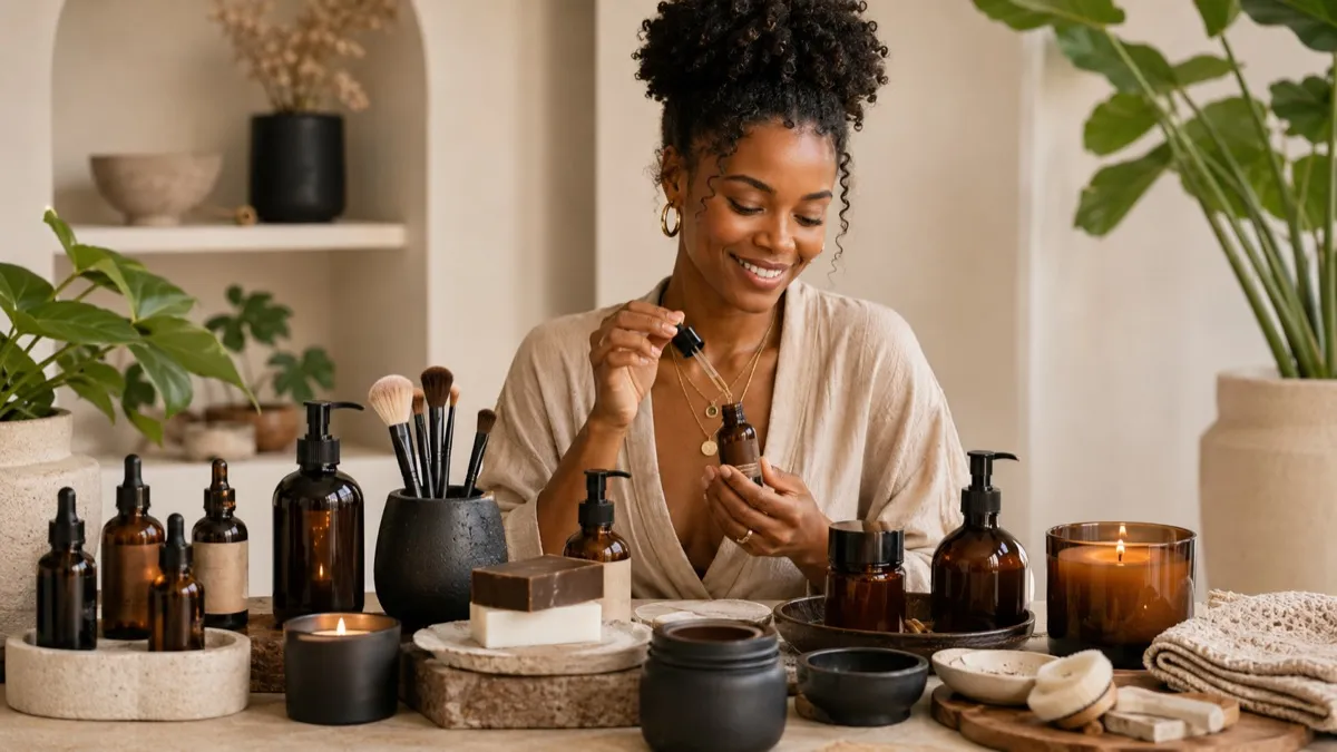 Black-owned skincare, hair care, and self-care beauty products