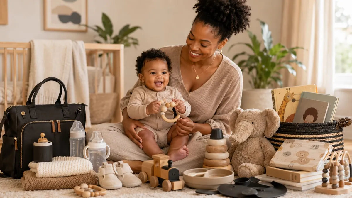 Black-owned baby toys, kids products, and learning toys