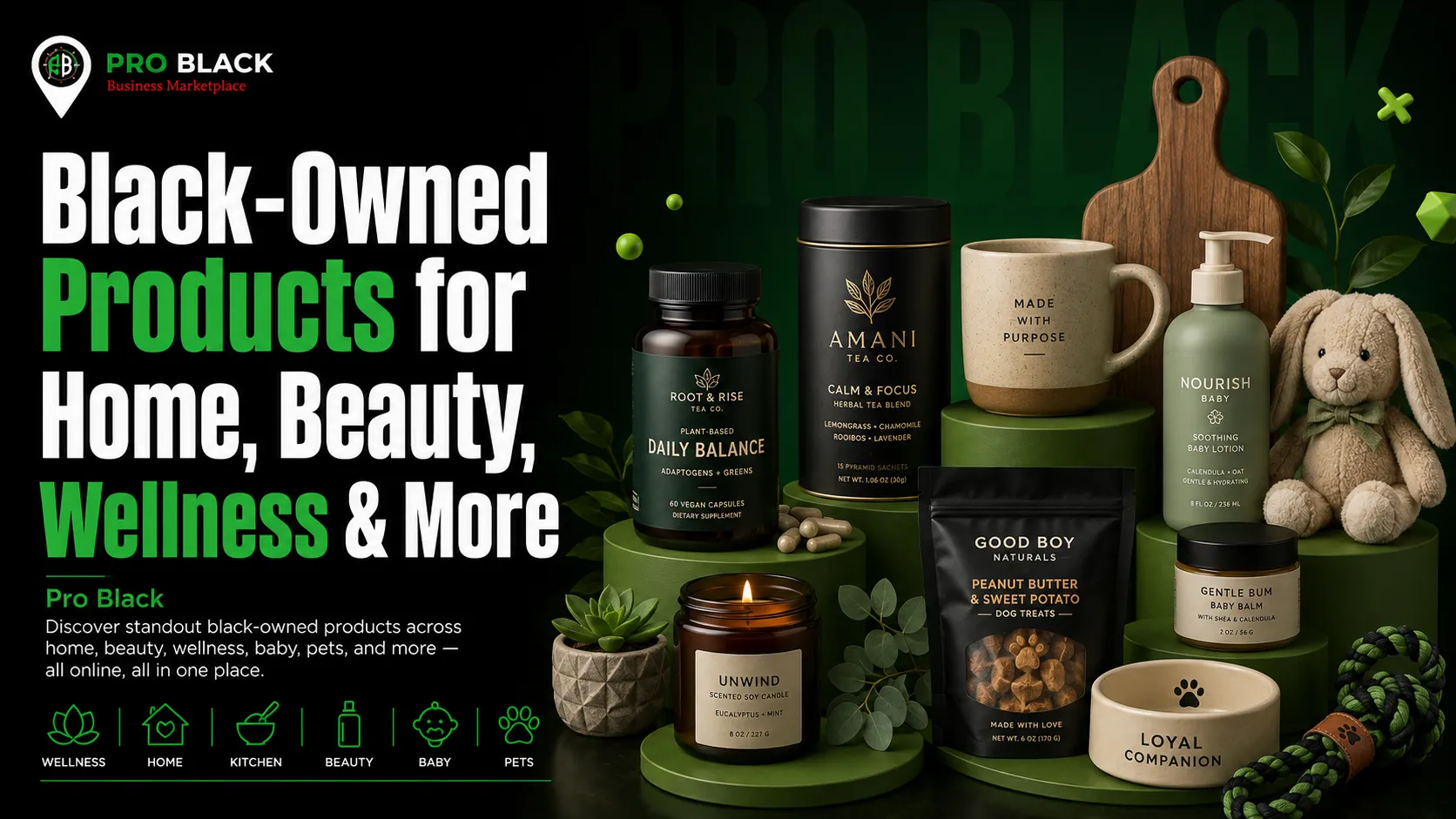 Black-Owned Products for Home, Beauty, Wellness & More | Pro Black