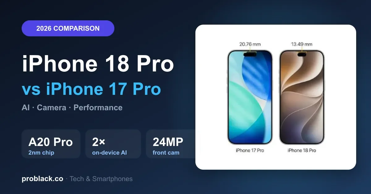 iPhone 18 Pro vs iPhone 17 Pro: Worth the Upgrade?