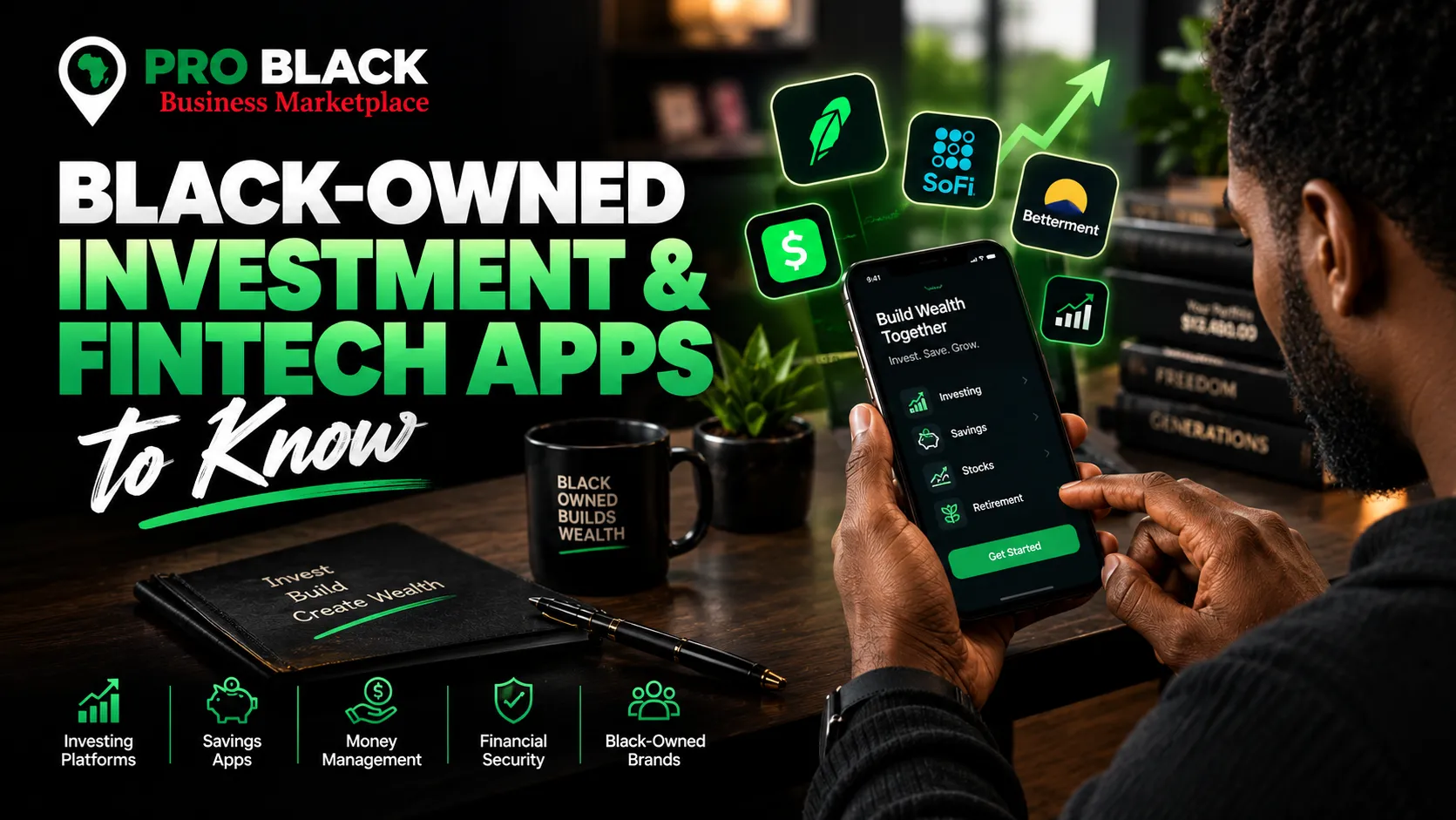 Black-Owned Investment & Fintech Apps to Know