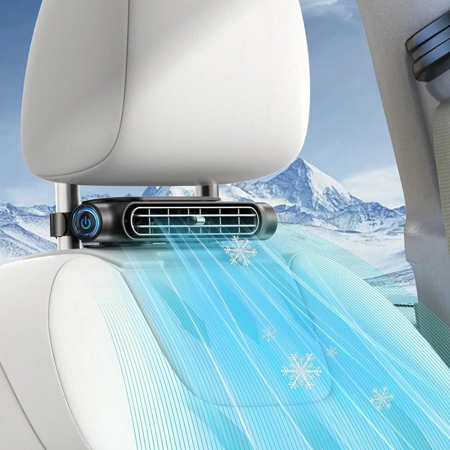 Wiher Car Seat Fan Car Fan Seat Cooling Fan with 3