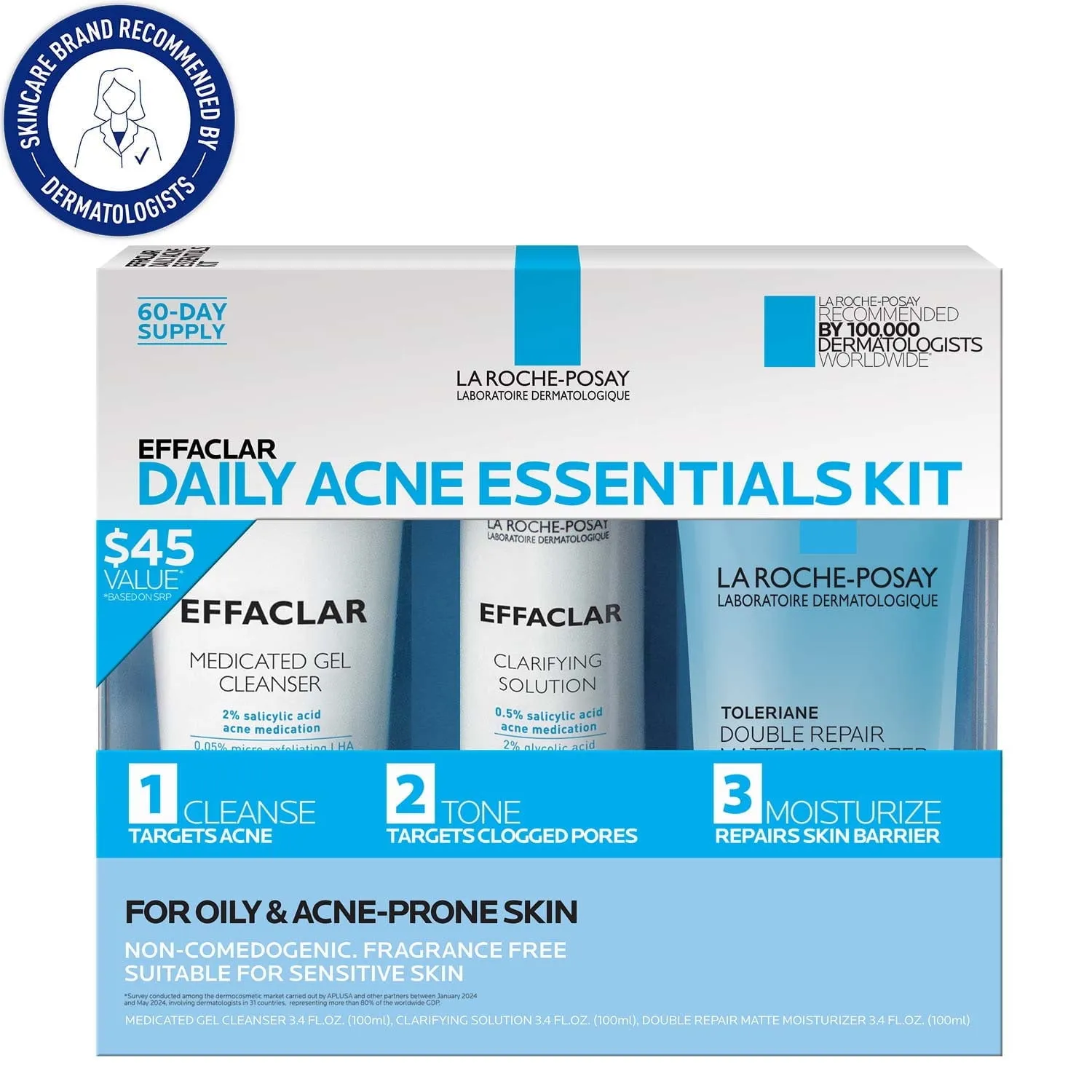 La Roche Posay Effaclar Acne Daily Essentials Kit