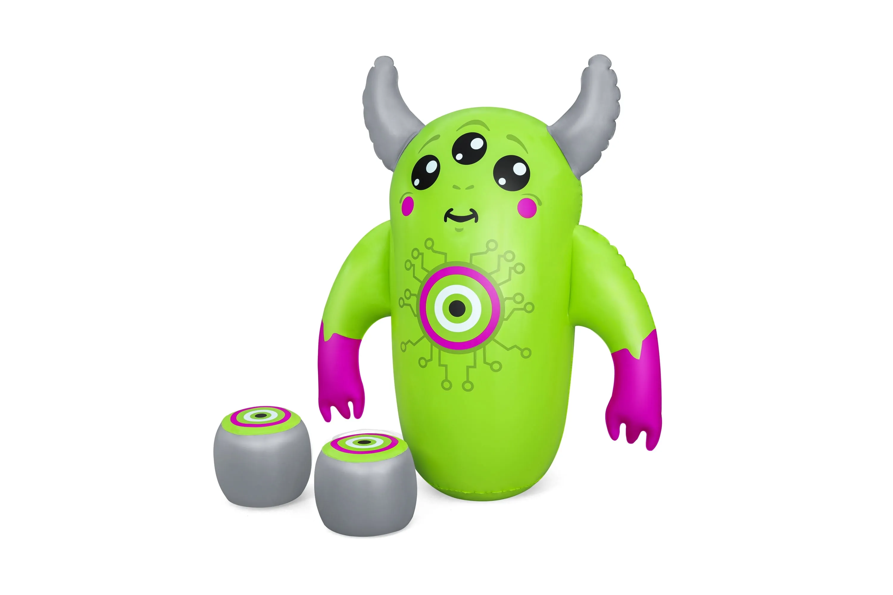 Play Day Kids Monster Inflatable Bop Bag with