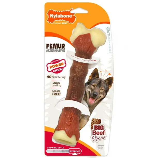 Nylabone Power Chew Femur Bone Alternative Dog Toy
