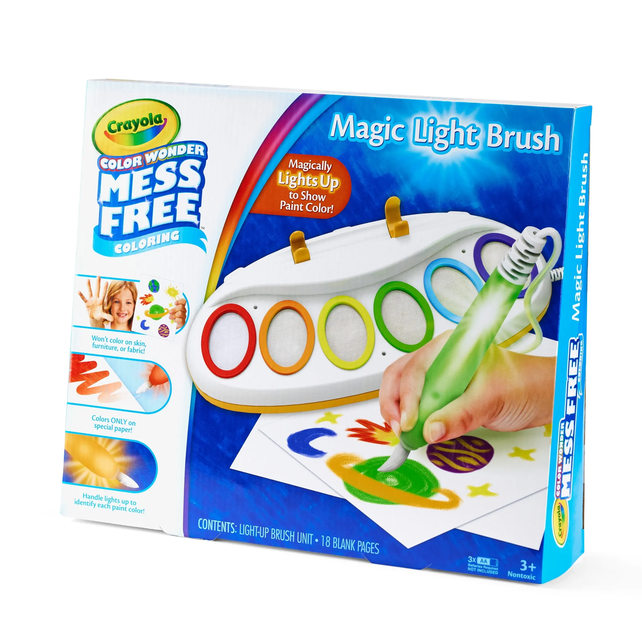 Crayola Color Wonder Magic Light Brush — Mess-Free Painting Set
