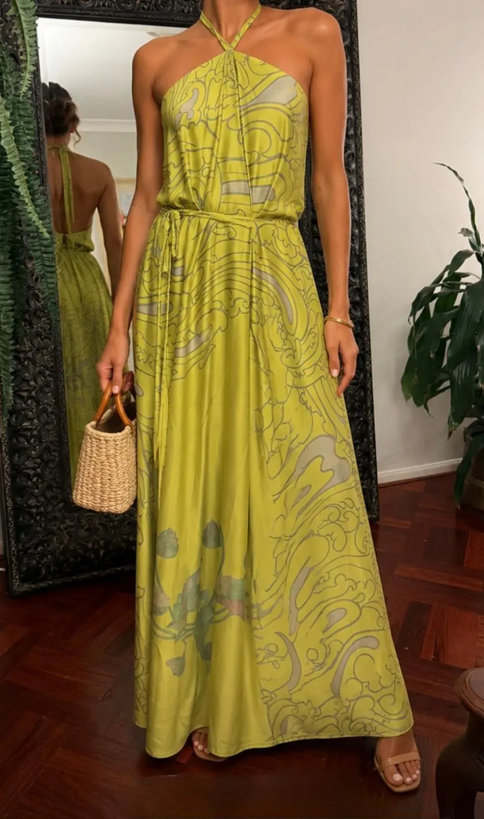 Olina Halter Dress