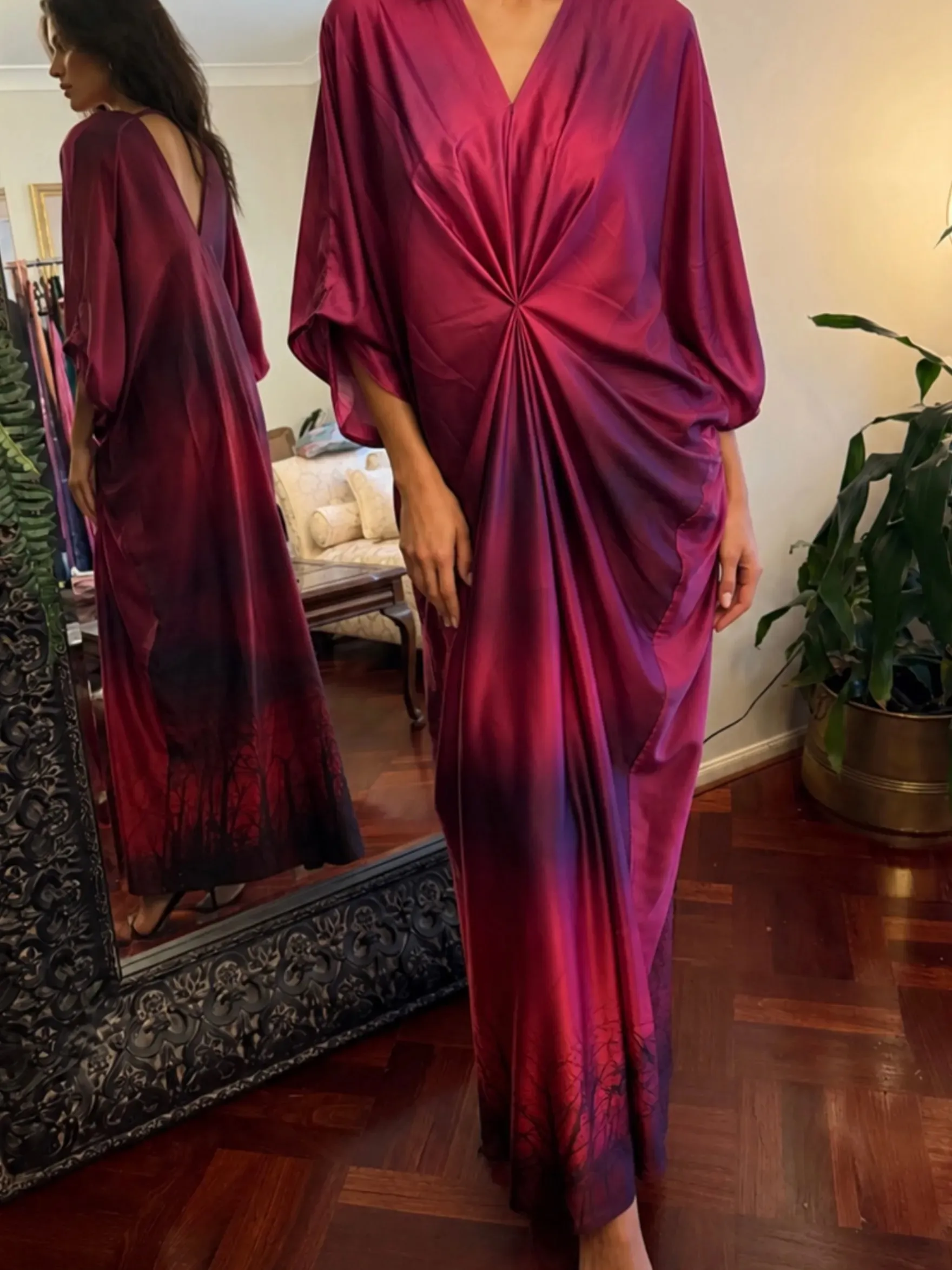 Lila Twist Kaftan