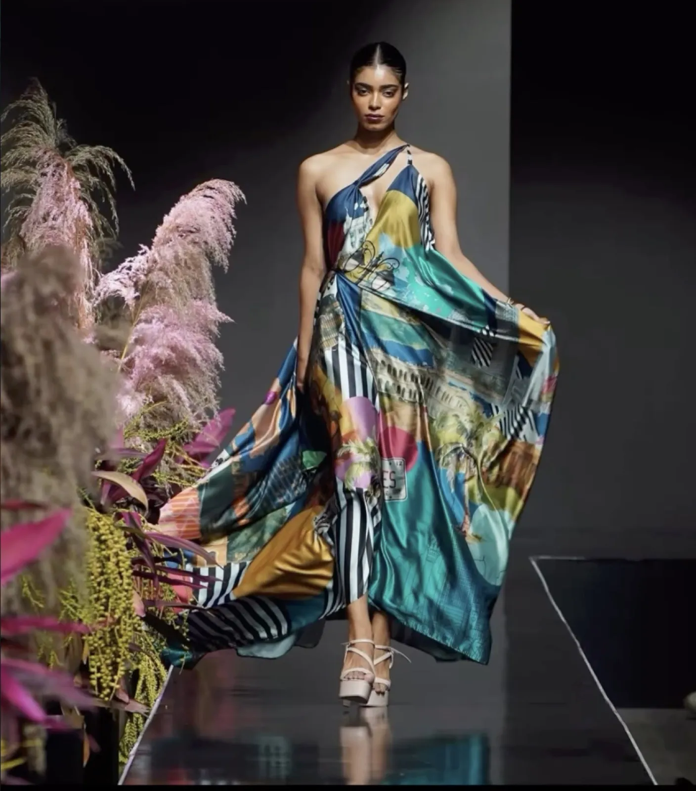 Riviera Print Gown - sold out