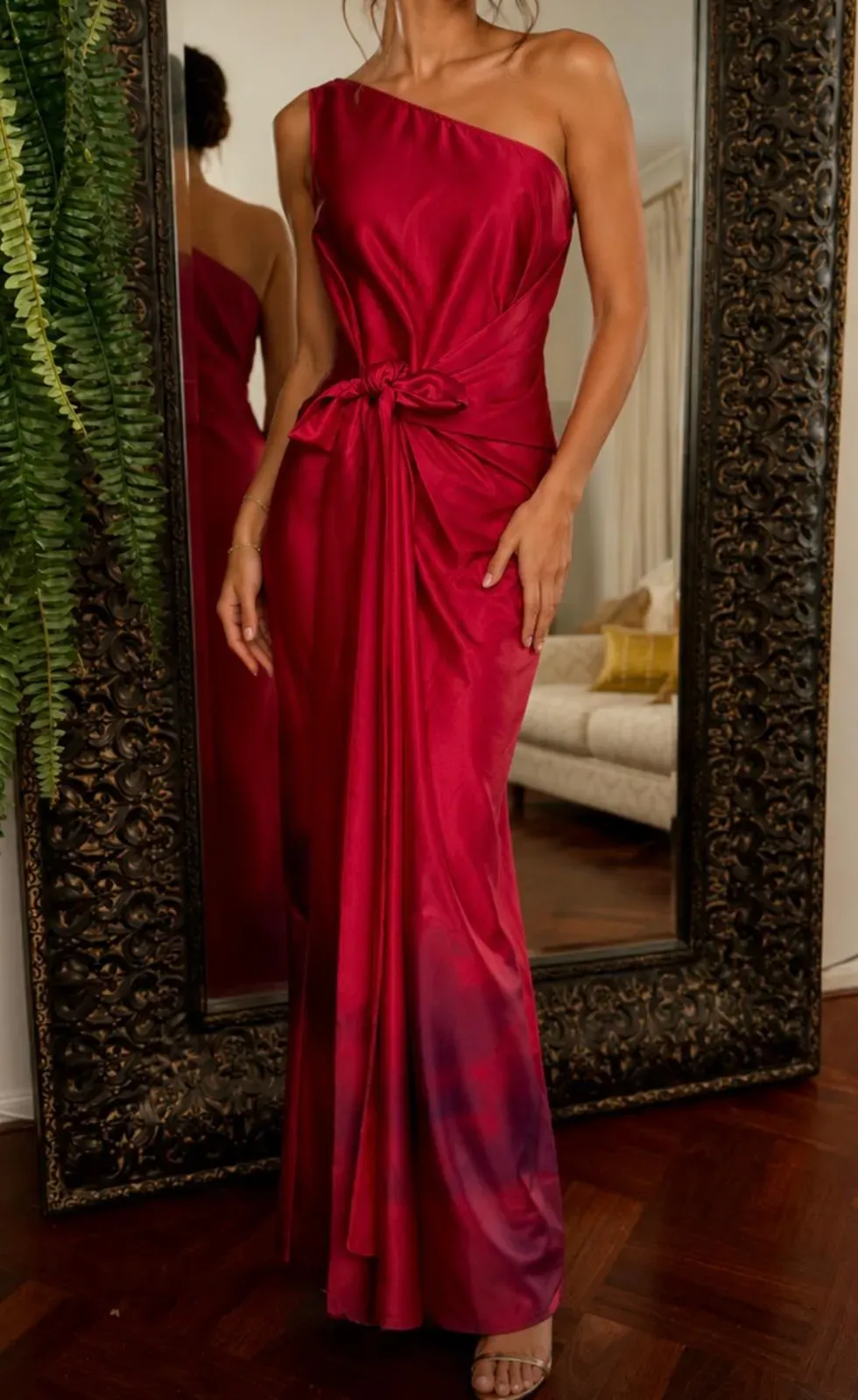 Valentina One Shoulder Gown